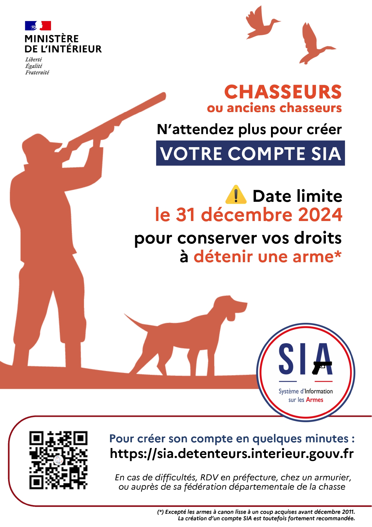 Affiche Relance SIA CHASSEURS page 0001