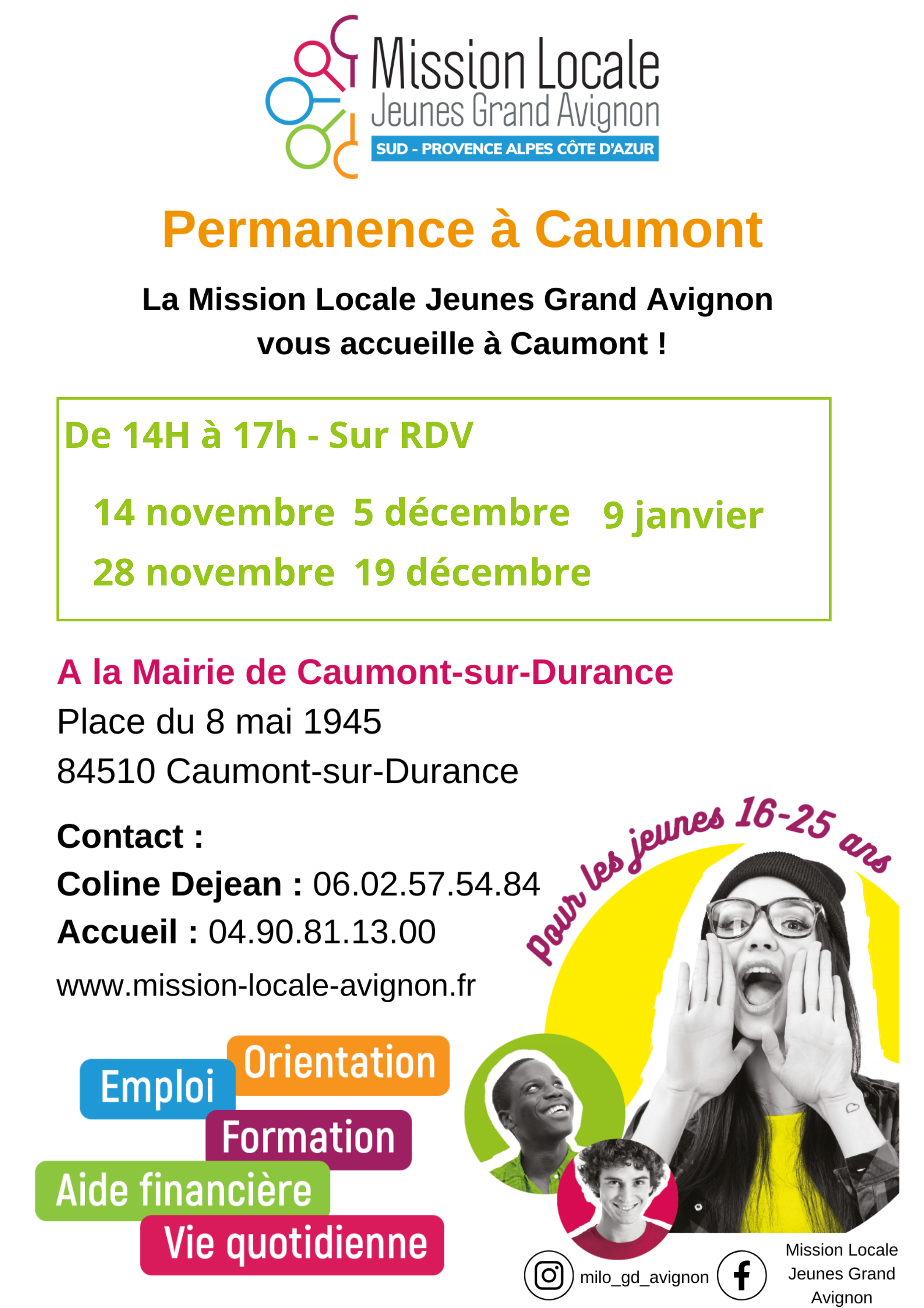 PERMANENCE CAUMONT fin 2024