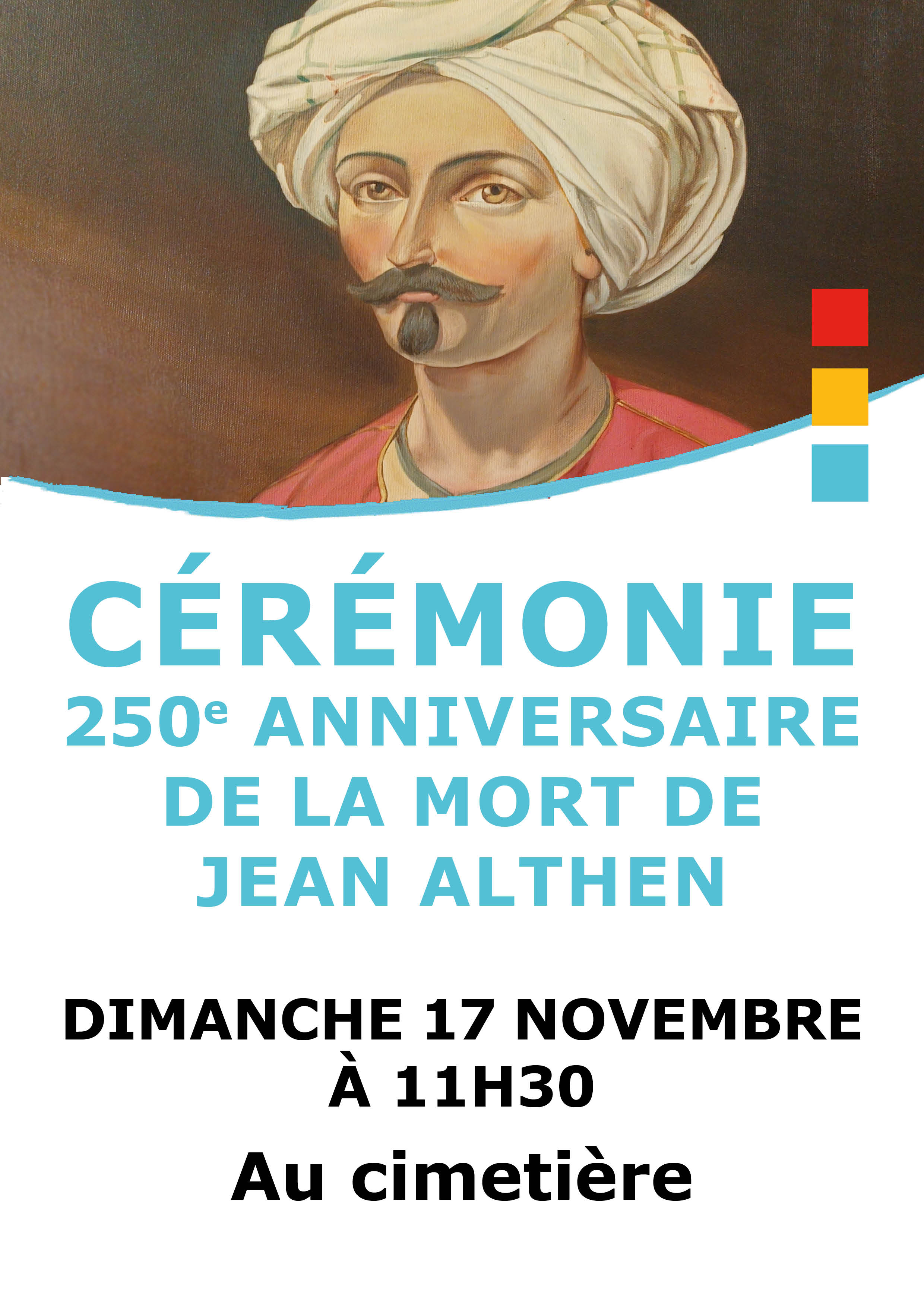 Anniversaire mort 250e Jean Althen