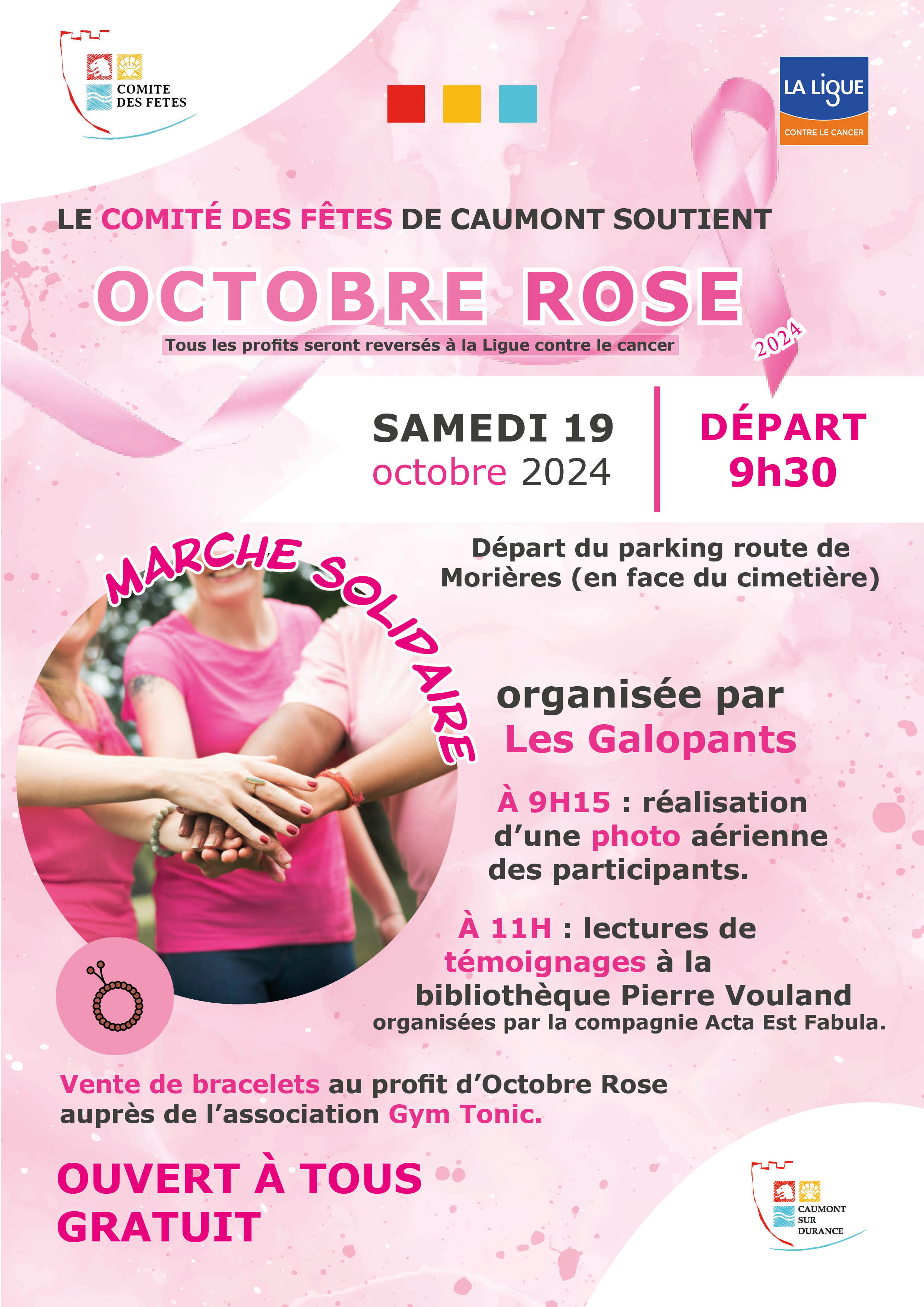 Octobre rose ligue contre le cancer